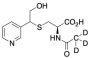 N-Acetyl-S-[2-hydroxy-1-(3-pyridinyl)ethyl]-L-cysteine-D3