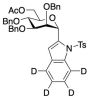 2-[6-O-Acetyl-2,3,4-tris-O-(phenylmethyl)-Alpha-D-mannopyranosyl]-1-[(4-methylphenyl)sulfonyl]-1H-indole-d4