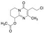 9-(Acetyloxy)-3-(2-chloroethyl)-6,7,8,9-tetrahydro-2-methyl-4H-pyrido[1,2-a]pyrimidin-4-one