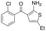 2-Amino-3-(2-chlorobenzoyl)-5-ethylthiophene