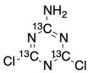 2-Amino-4,6-dichloro-s-triazine-13C3