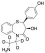 (2S,3S)-5-(2-Aminoethyl)-2,3-dihydro-3-hydroxy-2-(4-hydroxyphenyl)-1,5-benzothiazepin-4(5H)-one-d4