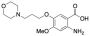 2-Amino-4-methoxy-5-[3-(4-morpholinyl)propoxy]benzoic Acid