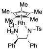 [N-[(1R,2R)-2-(amino-κN)-1,2-diphenylethyl]-4-methylbenzenesulfonamidato-κN]chloro[(1,2,3,4,5-η)-1,2,3,4,5-pentamethyl-2,4-cyclopentadien-1-yl]-rhodium Stereoisomer