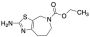 2-Amino-4,6,7,8-tetrahydro-5-(N-carbethoxy)thiazolo[5,4-d]azepine