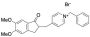 1-Benzyl-4-(5,6-dimethoxy-1-oxoindan-2-yl)methylpyridinium Bromide