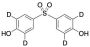 Bis(4-hydroxyphenyl) Sulfone (d4 major)