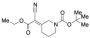 N-Boc-3-(1-cyano-2-ethoxy-2-oxoethylidene)-1-piperidine