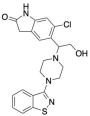 5-(1-(4-(Benzo[d]isothiazol-3-yl)piperazin-1-yl)-2-hydroxyethyl)-6-chloroindolin-2-one