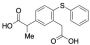 2-(3-(Carboxymethyl)-4-(phenylthio)-phenyl)propanoic Acid