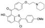 (3-Chloro-6-hydroxy-2-(4-methoxyphenyl)benzo[b]thiophen-7-yl)(4-(2-(piperidin-1-yl)ethoxy)phenyl)methanone