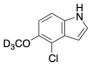 4-Chloro-5-methoxy-1H-indole-d3