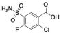 2-Chloro-4-fluoro-5-sulfamoylbenzoic Acid