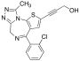 3-[4-(2-Chlorophenyl)-9-methyl-6H-thieno[3,2-f][1,2,4]triazolo[4,3-a][1,4]diazepin-2-yl]-2-propyn-1-ol