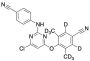 4-[[6-Chloro-2-[(4-cyanophenyl)amino]-4-pyrimidinyl]oxy]-3,5-dimethylbenzonitrile-d8