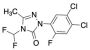2-(4,5-Dichloro-2-fluorophenyl)-4-(difluoromethyl)-2,4-dihydro-5-methyl-3H-1,2,4-triazol-3-one