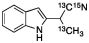 2-(1-Cyanoethyl)indole-13C215N