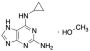 N6-Cyclopropyl-9H-purine-2,6-diamine Methanolate