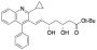 (3R,5S,6E)-7-(2-Cyclopropyl-4-phenyl-3-quinolinyl)-3,5-dihydroxy-6-heptenoic Acid tert-Butyl Ester
