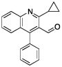 2-Cyclopropyl-4-phenylquinoline-3-carbaldehyde