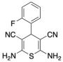 2,6-Diamino-4-(2-fluorophenyl)-4H-thiopyran-3,5-dicarbonitrile