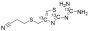 3-[[[2-[(Diaminomethylene]amino-4-thiazolyl]thio]propionitrile-13C3