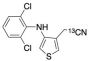4-(2,6-Dichloroanilino)-3-thiopheneacetonitrile-13C
