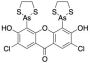 2,7-Dichloro-4,5-bis(1,3,2-dithiarsolan-2-yl)-3,6-dihydroxy-9H-xanthen-9-one