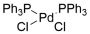 Dichlorobis(triphenylphosphine) Palladium (II)