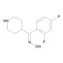 (Z)-4-(2,4-Difluorobenzoyl)piperidine Oxime