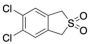 1,3-Dihydro-5,6-dichlorobenzo(c)thiophene-S,S-dioxide1,3-dihydro-5,6-dichlorobenzo(c)thiophene-S,S-dioxide