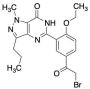1,4-Dihydro-5-[5-(2-bromoacetyl)-2-ethoxyphenyl]-1-methyl-3-propyl-7H-pyrazolo[4,3-d]pyrimidin-7-one (may contain 5-(2-chloroacetyl))