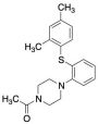 1-[4-[2-[(2,4-Dimethylphenyl)thio]phenyl]-1-piperazinyl]ethanone
