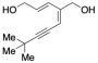 (2E,4E)-4-(4,4-Dimethylpent-2-yn-1-yl)pent-2-ene-1,5-diol