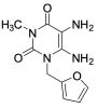 5,6-Diamino-1-(2-furanylmethyl)-3-methyl-2,4(1H,3H)-pyrimidinedione