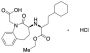 (3-(1-Ethoxycarbonyl-3-cyclohexyl-(1S)-propyl)amino-2,3,4,5-tetrahydro-2-oxo-1H-1-(3S)-benzazepine-1-acetic Acid Monohydrochloride