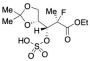 (2R,3R)-3-((4R)-2,2-Dimethyldioxolan-4-yl)-2-methyl-2-fluoro-3-[(sulfo)oxy]propanoic Acid Ethyl Ester