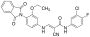 (E)-3-[3-Ethoxy-4-(phthalimidyl)anilino]-N-(3-chloro-4-fluorophenyl)-2-cyano-2-propenamide