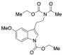 3-(2-(N-(Ethoxycarbonyl)acetamido)ethyl)-5-methoxy-1H-indole-1-carboxylic Acid Ethyl Ester