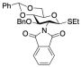 Ethyl 3-O-benyl-4,6-O-[(R)-phenylmethylene]-1-thio-a-D-Mannopyranoside
