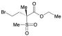 (R)-Ethyl-4-bromo-2-methyl-2-(methylsulfonyl)butanoate