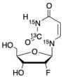 2'-Fluoro-2'-deoxyuridine-2-13C, 1,3-15N2