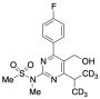 N-[4-(4-Fluorophenyl)-5-hydroxymethyl-6-isopropylpyrimidin-2-yl]-N-methylmethanesulfonamide-d6