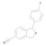 rac-1-(4-Fluorophenyl)-1,3-dihydroisobenzofuran-5-carbonitrile
