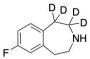 7-Fluoro-2,3,4,5-tetrahydro-1H-3-benzazepine-d4