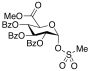 alpha-D-Glucopyranuronic Acid Methyl Ester 2,3,4-Tribenzoate 1-Methanesulfonate