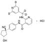 rac cis-3-Hydroxy Apatinib-d4 Hydrochloride