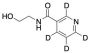 N-(2-Hydroxyethyl)nicotinamide-d4