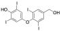 4-(4-Hydroxy-3,5-diiodophenoxy)-3,5-diiodo-benzenemethanol