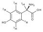 D-Alpha-(4-Hydroxyphenyl-2,3,5,6-d4)glycine-Alpha-d1